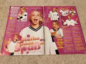 Aaron Carter teen magazine pinup clipping bubbles young Rip Hit magazine idols