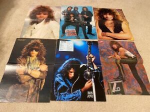 6 Jon Bon Jovi teen magazine poster clipping lot Teen Beat Tiger Beat Bop Bravo