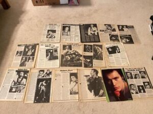 Adam Ant teen magazine pinup clipping lot Tiger Beat Teen Beat Bop pix 80's Rock