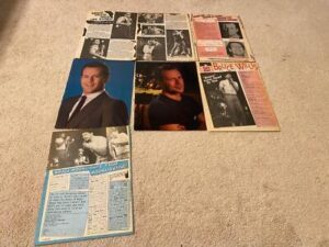 Bruce Willis teen magazine pinup clipping lot Tiger Beat Teen Beat Bop pix 80's