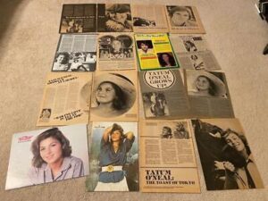 Tatum O'neal teen magazine pinup clipping lot Teen Beat Tiger Beat Bop pix