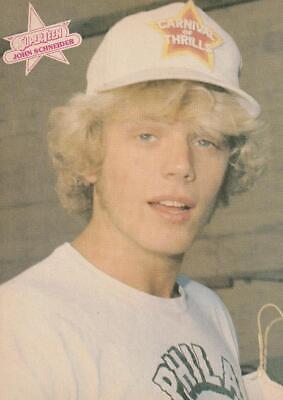 John Schneider teen magazine pinup clipping Superteen Carnival of Thrills hat