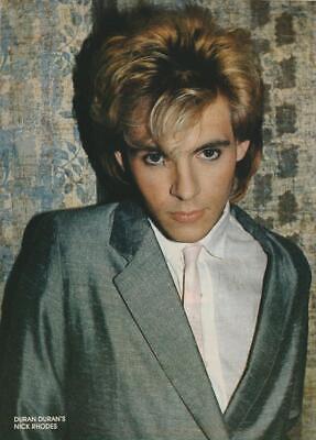 Nick Rhodes Duran Duran Red Rockers teen magazine pinup clipping Teen Beat