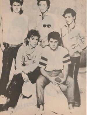 Menudo Duran Duran teen magazine pinup clipping Teen Beat pix black and white