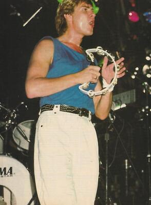 Duran Duran teen magazine pinup clipping Teen Beat pix blue shirt white pants