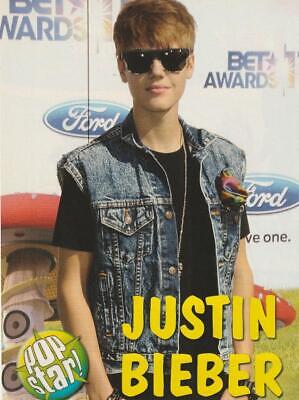 Justin Bieber teen magazine pinup clipping Bet Awards pix Pop Star sun glasses