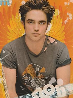 Robert Pattinson teen magazine pinup clipping Twilight New Moon ripped shirt pix