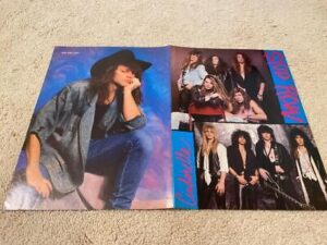 Jon Bon Jovi Skid Row Cinderella teen magazine poster clipping Teen Beat Bop