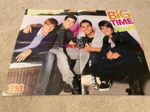 Big Time Rush Robert Pattinson teen magazine poster clipping grass Twilight M