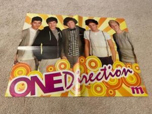 One Direction Cody Simpson teen magazine poster clipping yellow M boy band