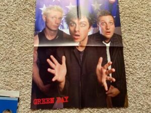 Green Day Mario teen magazine poster clipping wide eyed rockers Twist Bop