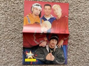 Nsync Backstreet Boys teen magazine poster clipping jackets Blast pix centerfold