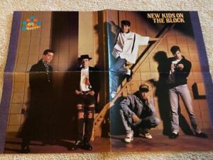 New Kids on the block Danny Wood teen magazine poster clipping Big Bopper steps