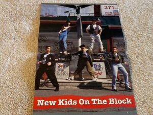 New Kids on the block Jonathan Knight teen magazine poster clipping gas station