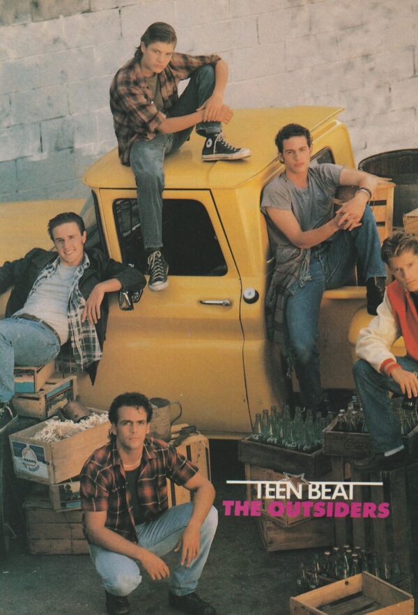 Jonathan Knight Jay Ferguson Outsiders cast New Kids on the block yellow truck