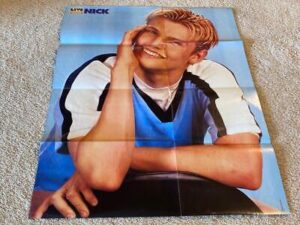 Nick Carter teen magazine poster clipping Bravo Live in Kicking Backstreet Boys