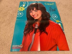 Jonas Brothers Demi Lovato Joe Jonas teen magazine poster clippings red jacket