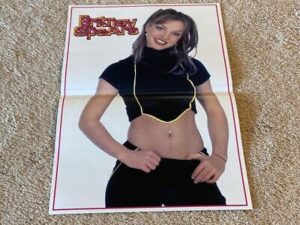 Britney Spears teen magazine poster clipping vintage younger days Bop Tiger Beat