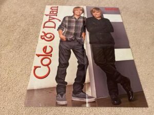 Dylan Sprouse Cole Sprouse Zac Efron teen magazine poster clipping blue tie Bop