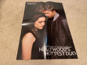 Robert Pattinson Kristen Stewart Demi Lovato teen magazine poster clipping US