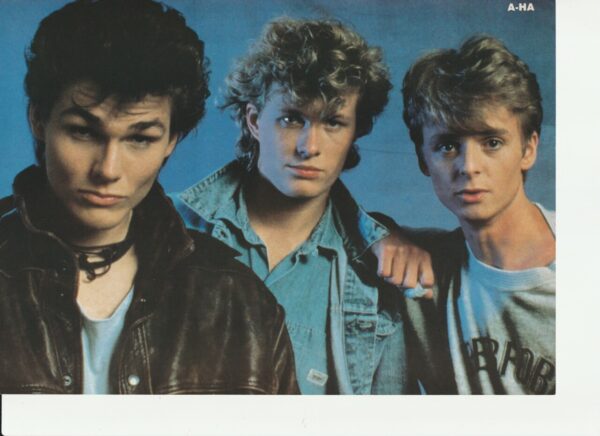 A-ha teen magazine pinup clipping nice lips Teen Set April 1988