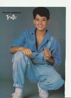 A-ha Menudo Ralph Rodriguez teen magazine pinup clipping squatting Teen Set