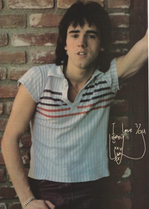 Les McKeown Bay City Rollers teen magazine pinup brick wall 16 magazine