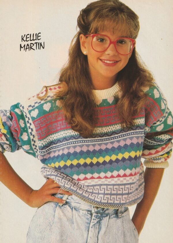 Chad Allen Kellie Martin teen magazine pinup glasses Teen Machine