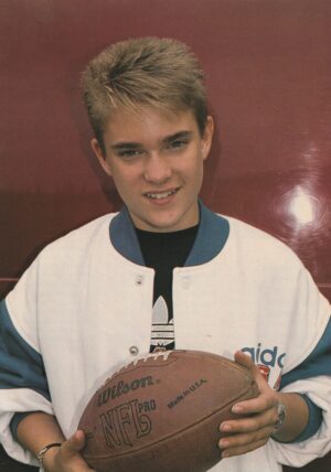 Chad Allen teen magazine pinup clipping football Starz