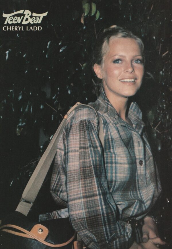 Peter Frampton Cheryl Ladd teen magazine pinup clippingopen shirt Teen Beat - Image 2