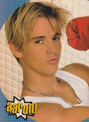 Aaron Carter teen magazine pinup clipping boxing muscles lips RIP Tiger Beat