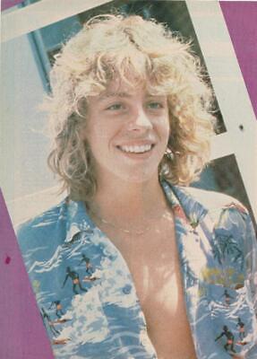 Leif Garrett teen magazine pinup clipping open beach shirt 70's Tiger Beat Bop