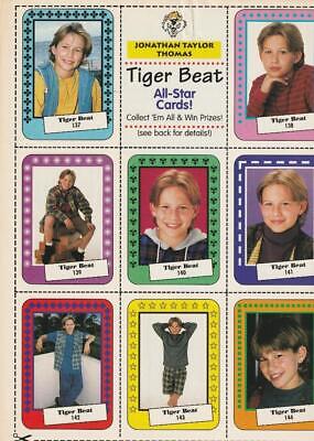 Jonathan Taylor Thomas teen magazine pinup clipping Tiger Beat young cards Rare