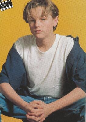 Leonardo Dicaprio teen magazine pinup clipping Bop Teen Beat open legs young pix