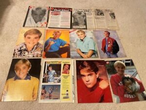 Chad Allen teen magazine pinup clipping lot Teen Beat Tiger Beat Bop pix 80's