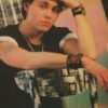 Johnny Depp Jon Bon Jovi teen magazine pinup clipping chair pix 80's sad pose