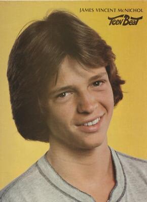 Jimmy Mcnichol teen magazine pinup clipping Teen Beat celebrity star pix