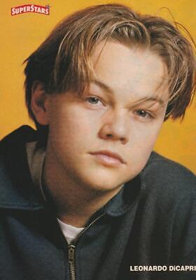 Leonardo Dicaprio magazine pinup clipping young lips Superstars Growing Pains