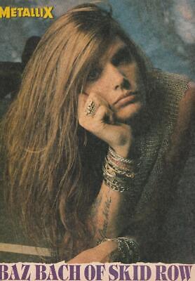 Sebastian Bach Jon Bon Jovi teen magazine pinup clipping hand on face Skid Row