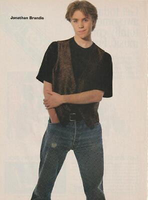 Jonathan Brandis teen magazine pinup clipping jeans Teen Machine full body Bop