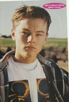 Leonardo Dicaprio teen magazine pinup clipping outside 90's teen idols young