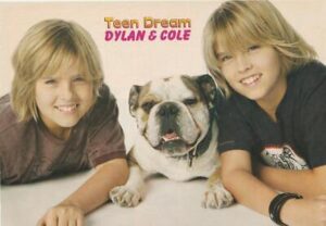 Cole Sprouse Dylan Sprouse teen magazine pinup clipping dog Teen Dream pix Bop