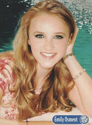 Emily Osment Miley Cyrus teen magazine pinup clipping pool long hair Pop Star