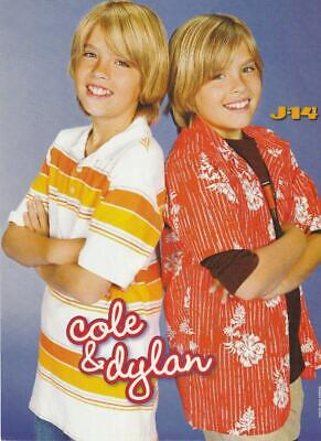 Cole Sprouse Dylan Sprouse Bow Wow teen magazine pinup clipping back to back J14