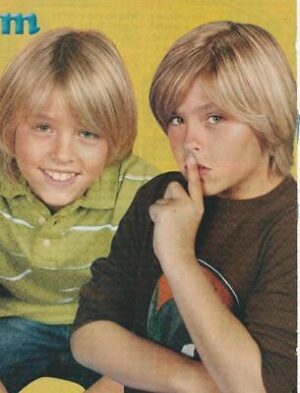 Cole Sprouse Dylan Sprouse teen magazine pinup clipping SHHHH M brothers RARE