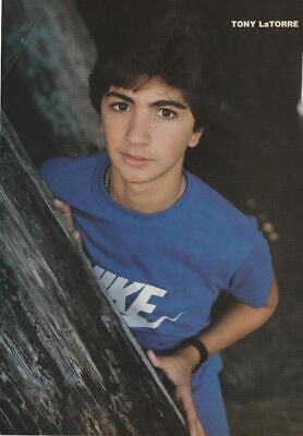 Tony LaTorre teen magazine pinup clipping Teen Machine Nike shirt blue