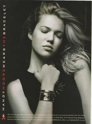 Mandy Moore teen pinup braclet eyes closed pop cuture Bop princess of pop