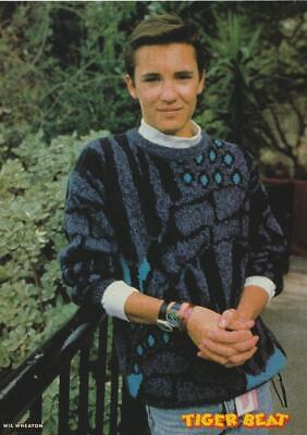 Wil Wheaton Tracey Gold teen pinup trees jeans tv star teen idols Tiger Beat pix