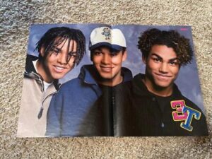 3T Caught in the Act teen magazine poster clipping Bravo Michael Jackson Bop