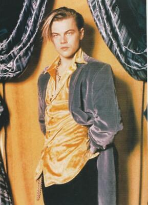 Leonardo Dicaprio teen magazine pinup clipping yellow curtain Japan